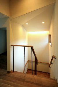 杉並の住宅　階段室