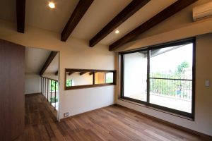 杉並の住宅　ベッドルーム