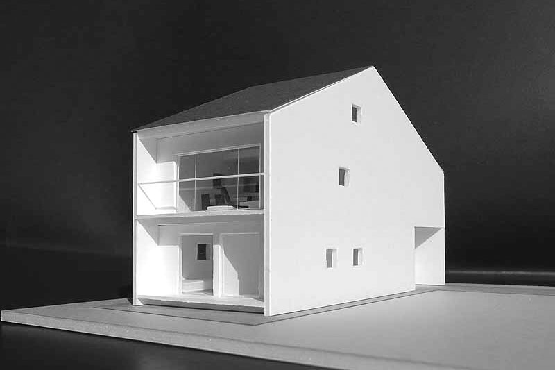 井の頭の住宅　模型写真