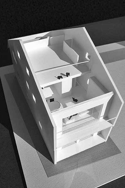 井の頭の住宅　模型写真