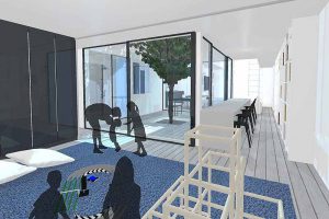 中落合の住宅　子供部屋