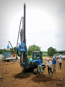 佐倉の別荘　地盤改良工事