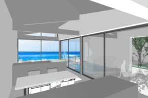 古宇利島のシーサイドヴィラ　客室内観