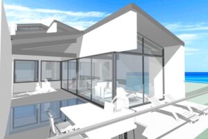 古宇利島のシーサイドヴィラ　客室外観