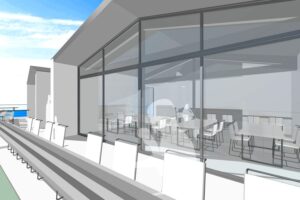 古宇利島のシーサイドヴィラ　レストラン外観